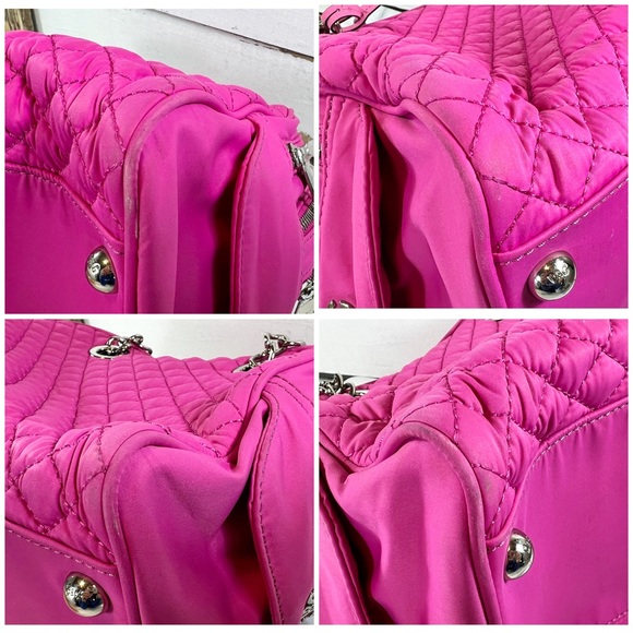 Dolce & Gabbana Large Fuchsia “Lily Glam” Canvas Shoulder Bag - Picture 11 of 11